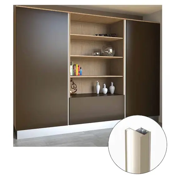 70.1026.801.00.450 Профиль вертикальный боковой Gola LED R=0 - 1