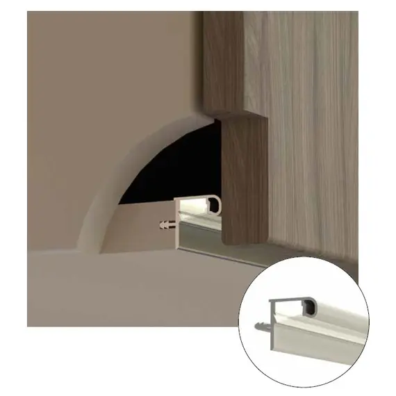 70.270.60.000.400 Профиль горизонтальный Г-образный врезной H=18-19 мм Gola LED - 1