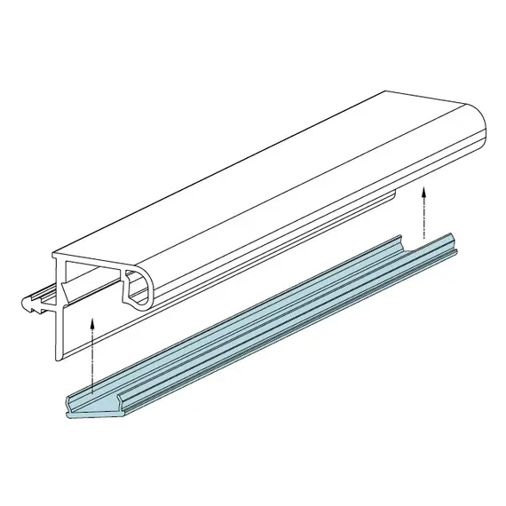 70.270.60.000.400 Профиль горизонтальный Г-образный врезной H=18-19 мм Gola LED - 3