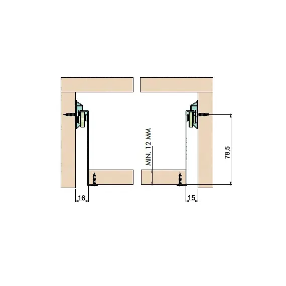 Метабокс METAL BOX ECO 85х350 мм, белый арт.7086.350.01 - 1