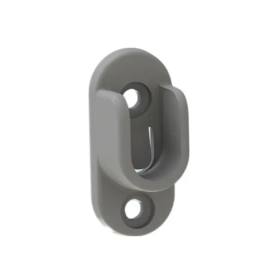 ШОБ-250 Штангодержатель для овальной трубы 15х30 мм, белый