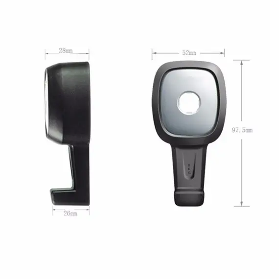 Крючок автомобильный, черно-красный - 1