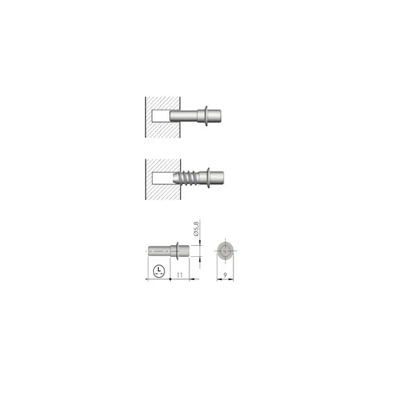 Полкодержатель с фиксацией, флиппер, серый арт.ФД15С-10000 - 7
