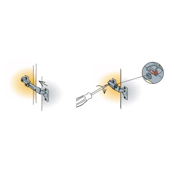 244-0P41-650-00 Монтажная планка петли - 6