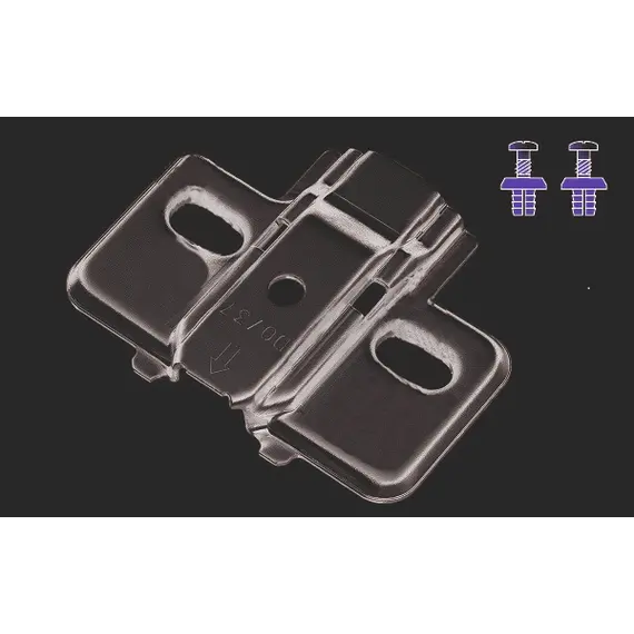 700-0NF0-054-00 Монтажная планка петли T-type F0 мм крест. с дюбелем 5x10,5 мм - 14