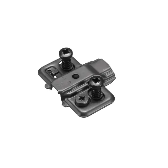 700-0KF0-956-00 Монтажная планка петли T-type TeraBlack F0 мм крест. с дюбелем 5x10,5 мм - 4