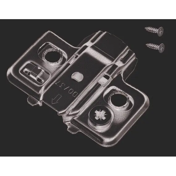 700-0KA3-650-00 Монтажная планка петли T-type F3 мм крест., регул. эксцентрик, саморезы 4х15 мм - 14