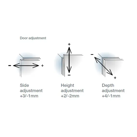 Петля T-type TeraBlack Glissando с доводчиком 110/45/0 мм и cистемой ускоренной сборки Easy-fix арт.701-0AT4-956-00 - 14