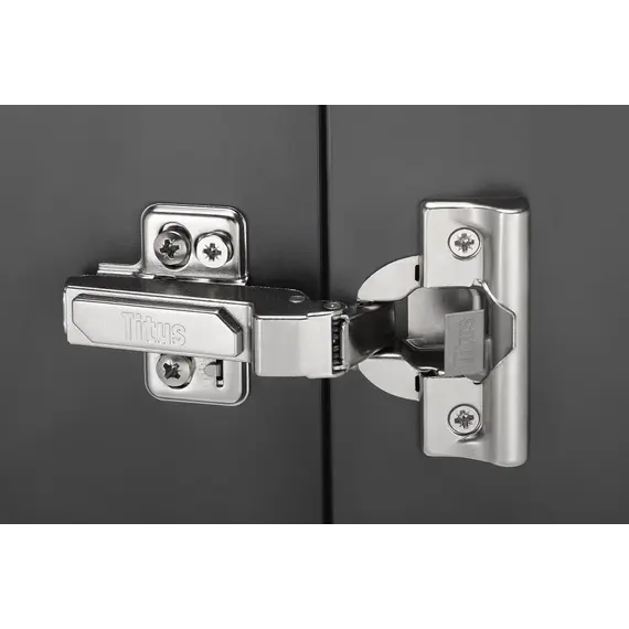 Петля мебельная Titus S-Type i3 угловая (24гр) 110/45/9 мм. арт.242-0W48-650-00 - 4