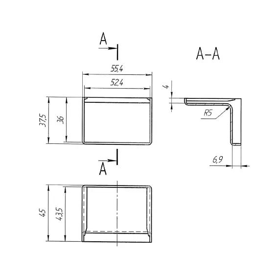 Накладка кухонного подвеса, белый арт.НаклКП бел - 3