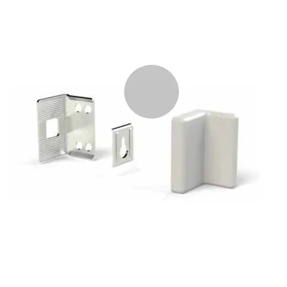 Навес шкафа без винтов серый, промупаковка арт.145.0099.06 - 3