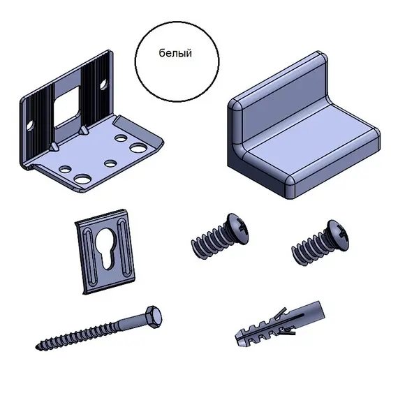 Навес мебельный, белый, индив.упаковка арт.345.AA.01.P1 - 4