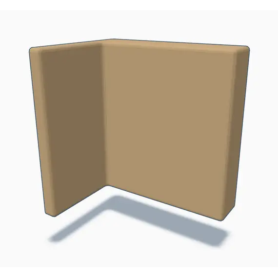 Заглушка навеса 345, пром упаковка, пластик, тик арт.345-448000-COVP-849