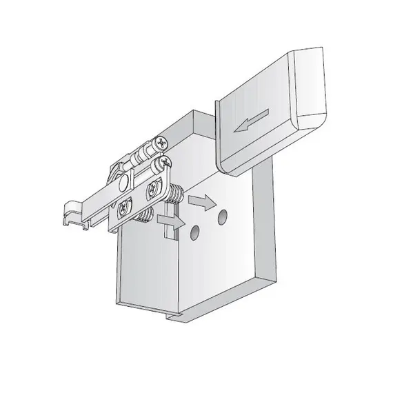 Навеска Scarpi-4 на саморезах левая арт.625000036(L) - 1