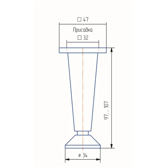 Опора регулируемая ОРС 01-К - 2