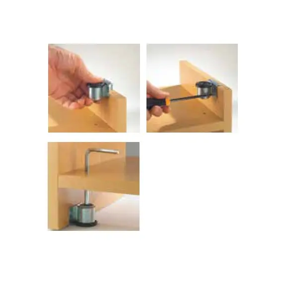 Опора регулируемая H 30 мм со штифтами арт.07.0121.40 - 5