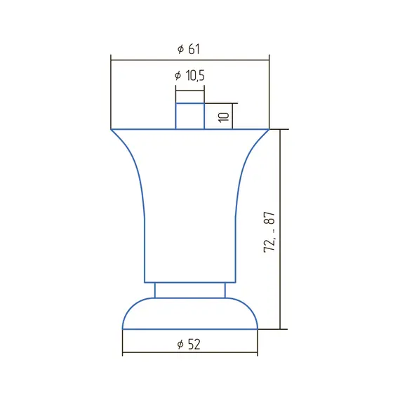 Опора регулируемая ОР 60 Р-03 - 3