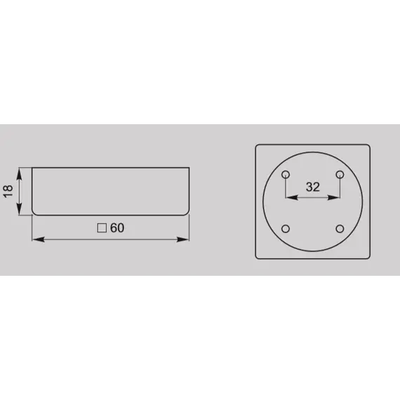 Рег. ножка-опора Н-028 018 St светлый (ТЗ) - 2