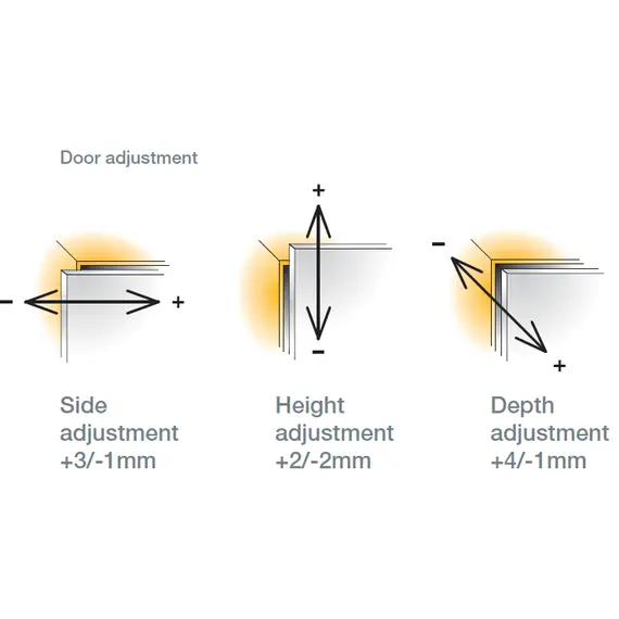 Петля 120/45/9 T-type Glissando с доводчиком установка без инструментов PressTo арт.701-0CT6-054 - 23