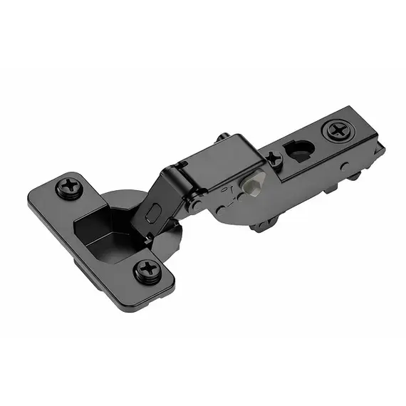 Петля 896 с регулировкой доводчика, Вкладная, 52мм, чашка с винтами, Черный никель арт.896-0DP2-981