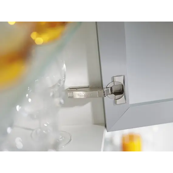 Петля Clip top Blumotion стандартная петля 110°, накладная, чашка петли: на шурупы, никель арт.71B3550 - 2