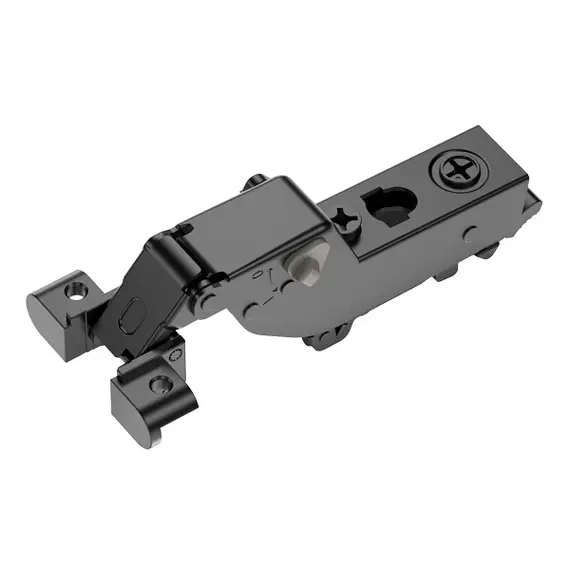 Петля 896 с регулировкой доводчика, для алю. профиля, Вкладная, 28мм, с винтами, Черный никель арт.896-0T52-981