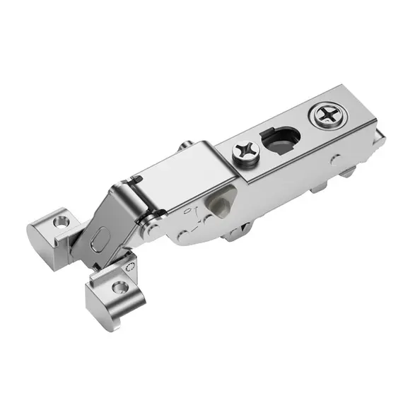 Петля 896 с регулировкой доводчика, для алю. профиля, Полунакладная, 28мм, с винтами, Никель арт.896-0T50-733