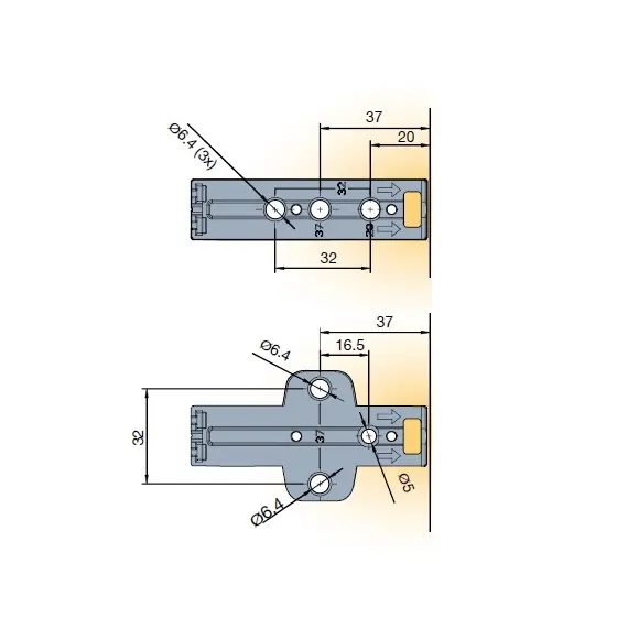 Толкатель Push Latch Strong система открытия нажатием  арт.915-0320-381-00 Titus - 8