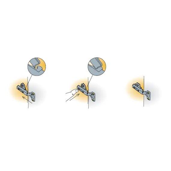 Монтажная планка петли Titus S-type F0 мм. Арт: 244-0136-050-N1 - 4