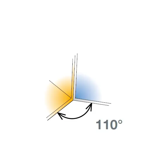 Петля мебельная Titus B-Type для алюминиевого профиля прямого корпуса 90 градусов 110/28/15 мм. Арт: 950-0466-050-00 - 4