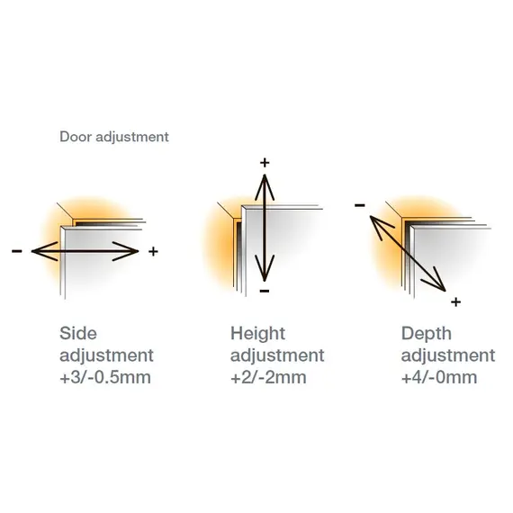 Петля B-type i3 с доводчиком Glissando 110/45/15 мм арт.242-0979-054-00 - 28