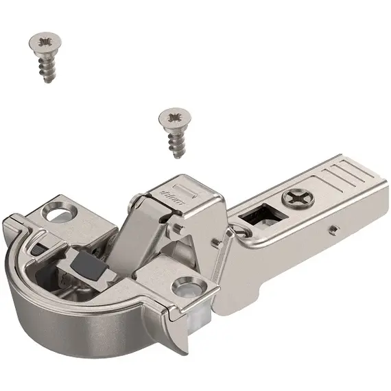 Петля Clip top Blumotion для алюминиевых рамок 95°, вкладная, чашка петли: на шурупы арт.71B970A