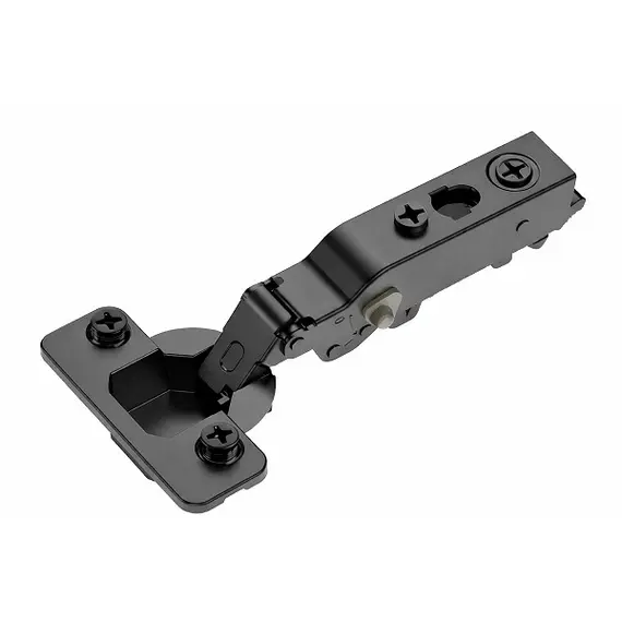 Петля 896 с регулировкой доводчика, Накладная, 48мм, чашка с винтами, Черный никель арт.896-0AS2-981