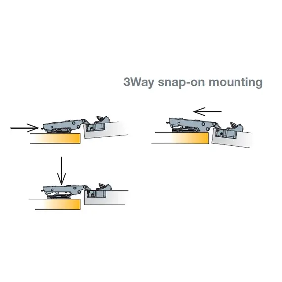 Монтажная планка петли Titus T-type F0 мм крест. машинная установка. Арт: 700-0NB0-650-00 - 2