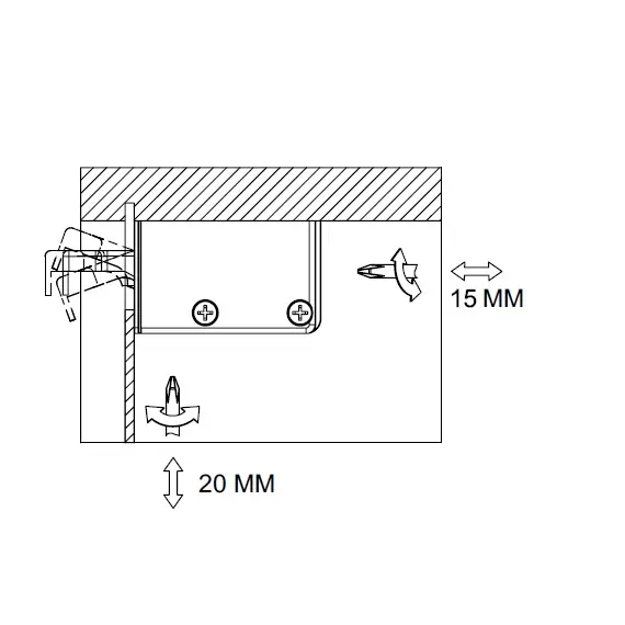 Навес мебельный, правый (коричневый) арт.146.R000.02 - 4