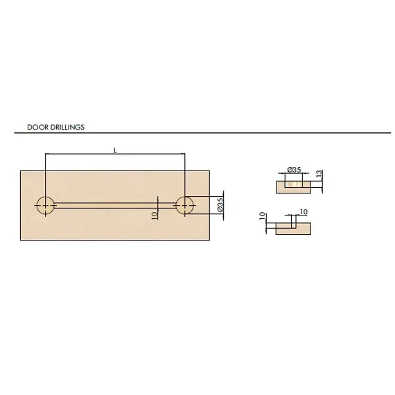 Выравниватель фасадов мебели Metalimpex 2340 мм белый. Арт: 661.2340.01 - 2
