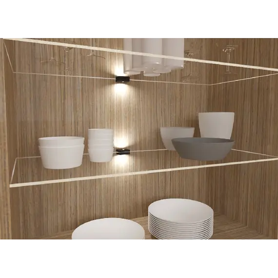 Светильник LED Dojo Slim 3D 1,1W 4000K, провод 2 м, черный молочный арт.DOJOSLIM-3D-CZ-BN - 2