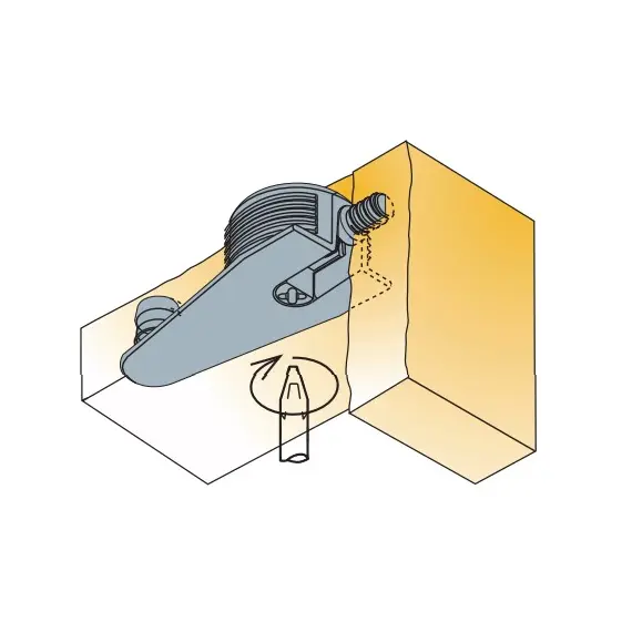 Дюбель мебельный Titus System 6 Quickfit-Expando 5х8 мм. Арт: 006402-885-300 - 4