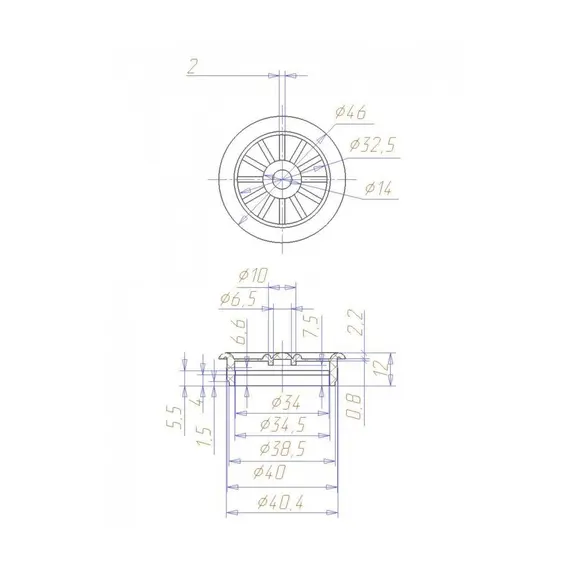 Решетка вентиляционная белая арт.Решетка бел - 2