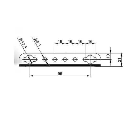 Стяжка кроватная 130 мм арт.371.1424.40 - 3