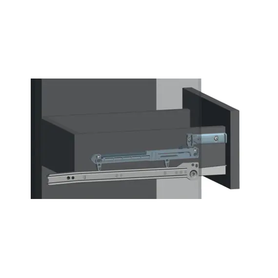 Направляющие роликовые, 400 мм, цвет серый арт.601-0840-861 - 6