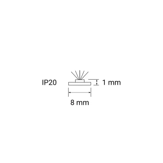 Лента светодиодная с трансформатором 8х50 мм, 2650 мм, IP20, хол.белый - 3