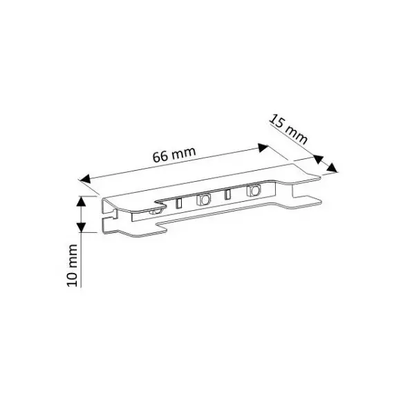 Подсветка торцевая голубая (4 светильника) Арт.2363 (ZZ-KLIP-LED-4PNI-M0S) - 7