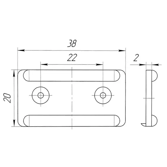 Подпятник (наконечник) черный арт.ROY.210811.03 - 6
