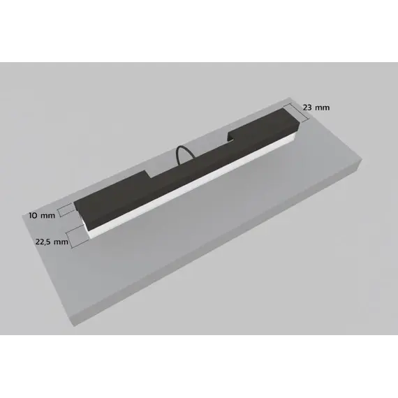 Светильник LED Masteria 3,5W 4000K, провод 1 м, черный молочный арт.MSR0360-CO-BN - 7