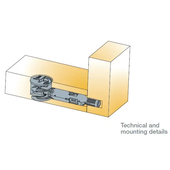 Эксцентрик мебельный Titus System 5 CAM 5000 для плиты 18/19 мм. Арт: 009692-885-300 - 13