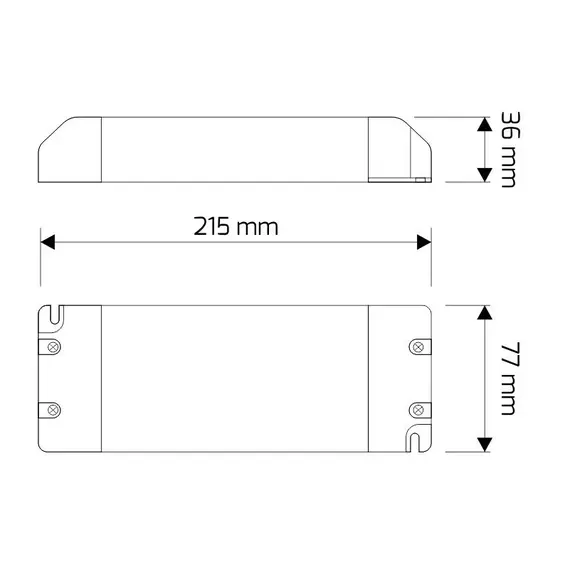 Блок питания SLIM LED PREMIUM 260W 12VDC, без проводов арт.TRA-S-260W-T-01 - 4