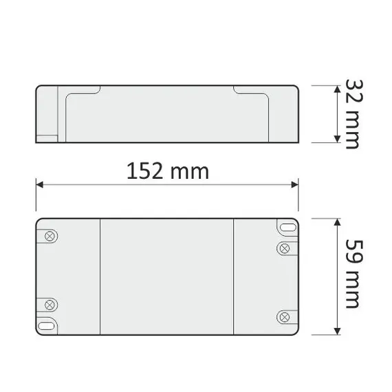 Блок питания LED STANDARD PLUS 54W 12VDC, без проводов арт.TRA-SP-54W-T-01 - 4