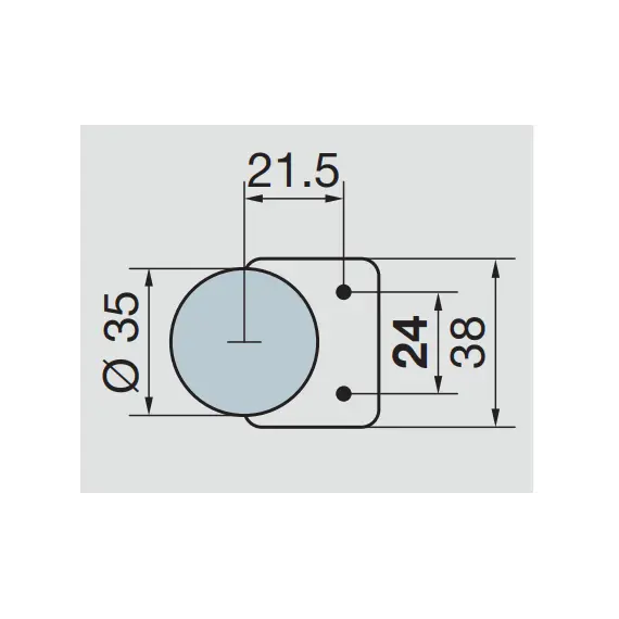 Петля мебельная Titus B-Type левая для откидной двери прямого корпуса 90 градусов 90/24/0 мм. Арт: 926-0A26-050-00 - 11