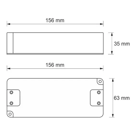 Блок питания LED STANDARD PLUS 80W 24VDC, без проводов арт.TRA-24-SP-80W-01 - 5